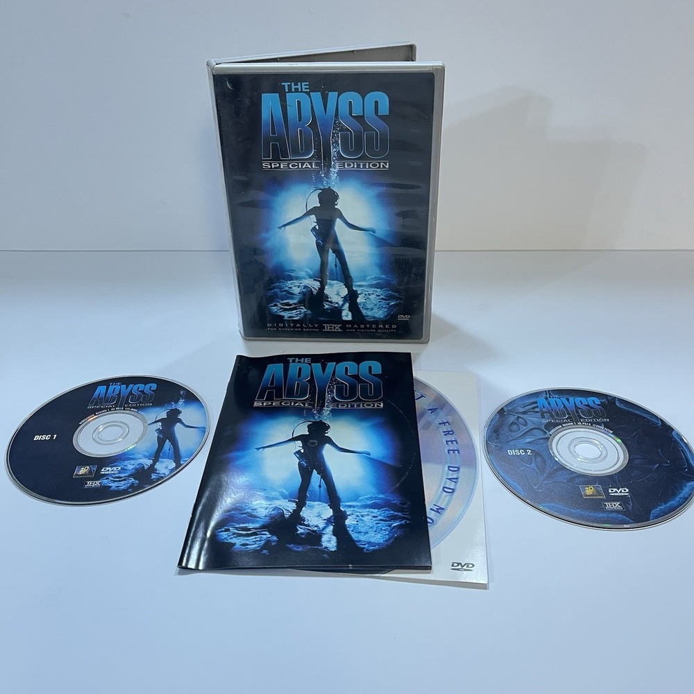 THE ABYSS - 2 Disc Special Edition THX DVD Complete With Booklet & Insert CIB